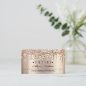 Carte de fidélité 6 Punch maquillage Artiste serin (Debout devant)