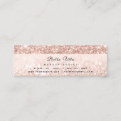 Carte de fidélité 6 Punch maquillage beauté coeur (Devant)