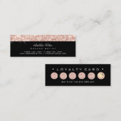 Carte de fidélité 6 Punch Maquillage de beauté Ros (Devant / Derrière)