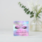 Carte de fidélité 6 Punch maquillage Eyelash Coeur (Debout devant)