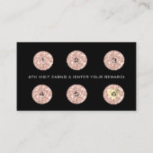 Carte de fidélité 6 Punch maquillage Holographe Dr (Dos)