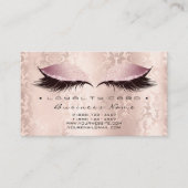Carte de fidélité 6 Salon de beauté Lashes Damask (Devant)