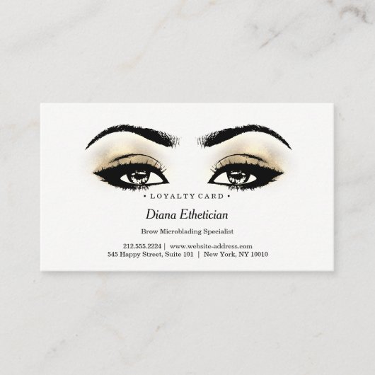 Carte de fidélité 6 Salon de beauté Lashes Esthéti (Devant)