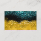 Carte de fidélité 6 Salon de beauté Turquoise Blue (Devant)