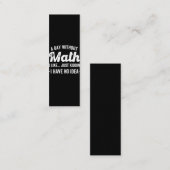 Carte De Fidélité a day withoumatis like just kidding i have (Devant / Derrière)