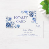 Carte de fidélité à la chinoiserie florale (Bureau)