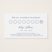 Carte de fidélité à la chinoiserie florale (Dos)