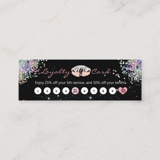 Carte de fidélité à rabais client (Devant)