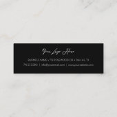 Carte de fidélité à rabais client (Dos)