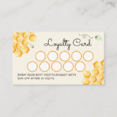 Carte De Fidélité Abeille de miel (Devant)