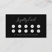 Carte De Fidélité Ajouter la couleur de bordure modifiable de votre (Dos)