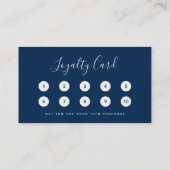 Carte De Fidélité Ajouter la couleur de bordure modifiable de votre  (Dos)