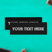 Carte De Fidélité Ajouter votre propre texte personnalisé ici noir e