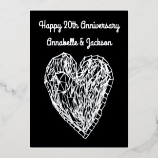 Carte de fidélité Amour Coeur pour un bon annivers