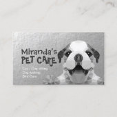 Carte De Fidélité Animaux domestiques assis Bain & Grooming Loyalty  (Devant)