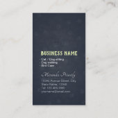 Carte De Fidélité Animaux domestiques assis Bain & Grooming Loyalty  (Dos)