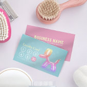 Carte De Fidélité Animaux domestiques assis Bain & Grooming Loyalty 