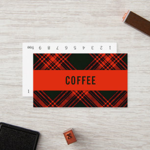Carte de fidélité Anique Menzies Hunting Tartan