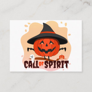 Carte De Fidélité Appel de l'Esprit d'Halloween