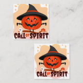 Carte De Fidélité Appel de l'Esprit d'Halloween (Devant / Derrière)