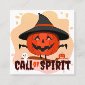 Carte De Fidélité Appel de l'Esprit d'Halloween (Dos)