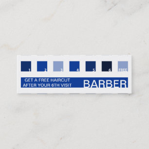 Carte De Fidélité Appréciation de client de COIFFEUR (carrés de mo
