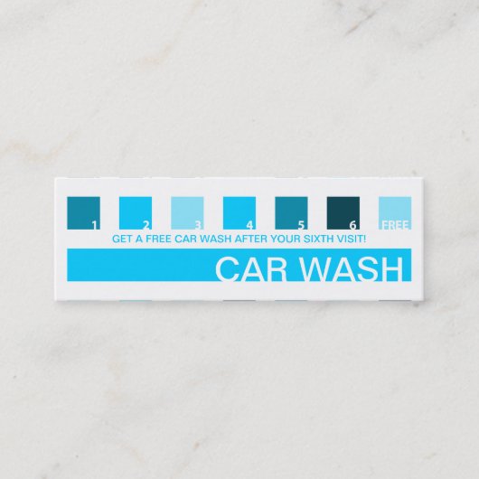 Carte De Fidélité Appréciation de client de STATION DE LAVAGE (Devant)