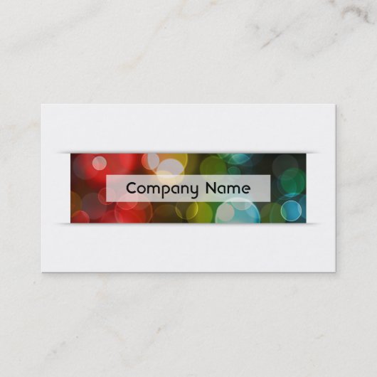 Carte De Fidélité appréciation du client bokeh (Devant)