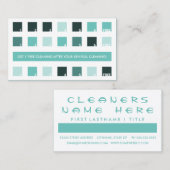 Carte De Fidélité Appréciation du client (carrés de mode) (Devant / Derrière)