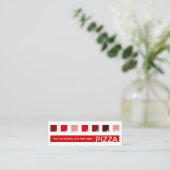 Carte De Fidélité appréciation du client PIZZA (carrés mod) (Debout devant)