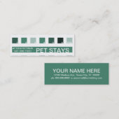 Carte De Fidélité Appréciation SE REPOSANTE de client d'ANIMAL (Devant / Derrière)