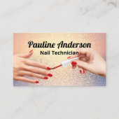 Carte De Fidélité Arrière - plan de fusion de parties scintillant |  (Devant)