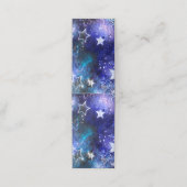 Carte De Fidélité Arrière - plan spatial avec étoiles (Extérieur déplié)