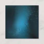 Carte De Fidélité Arrière - plan turquoise à vapeur avec Gears (Dos)