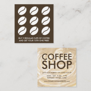Carte De Fidélité art de coeur de café