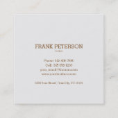 Carte de fidélité au café - tache de café (Dos)