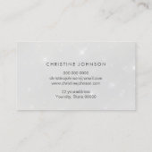 carte de fidélité aux papillons gris (Dos)