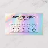 Carte de fidélité avec changement de couleur perso (Devant)