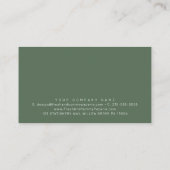 Carte de fidélité Avery Logo Vert Foncé Entreprise (Dos)