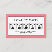 Carte De Fidélité B&B Logo, Bed & Breakfast Hébergement Affaires (Devant)