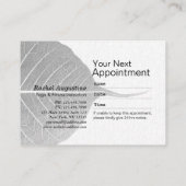 Carte De Fidélité B&W King Pigeon Yoga Pose 10 Classe Pass (Dos)