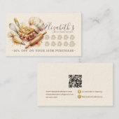 Carte De Fidélité Bakery Pastry Chef Baking Catering Loyalty Punch (Devant / Derrière)
