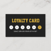 Carte De Fidélité Barbershop tendance Coiffeuse coiffeuse coiffeuse (Dos)