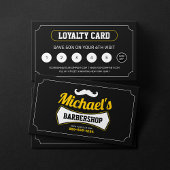 Carte De Fidélité Barbier Classique Coiffeuse Coiffeuse