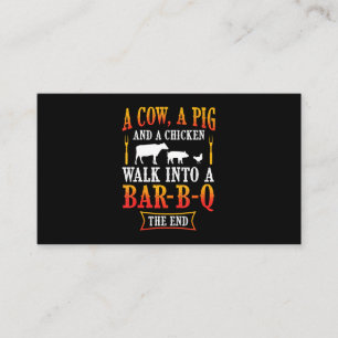 Carte De Fidélité BBQ Barbecue Barbecue Bbq Joke Gift Grill Chef