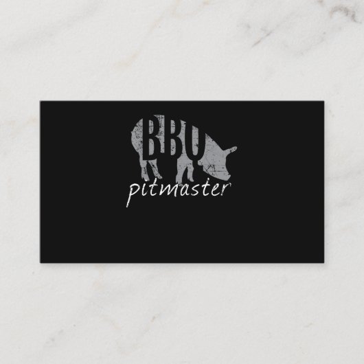 Carte De Fidélité BBQ| BBQ Pitmaster Pig Grill Grill Fars Day (Devant)