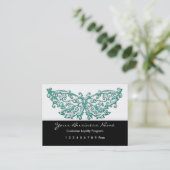 Carte de fidélité :: Beau Papillon Turquoise (Debout devant)