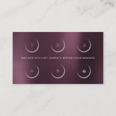 Carte de fidélité Beauté Salon Maquillage Café Noi (Dos)