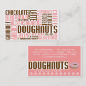 Carte De Fidélité beignets (chitChat) (Devant / Derrière)