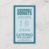 Carte De Fidélité beignets plaid (Dos)